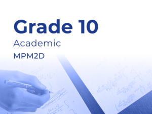 Grade 10 Academic MPM2D category cover image